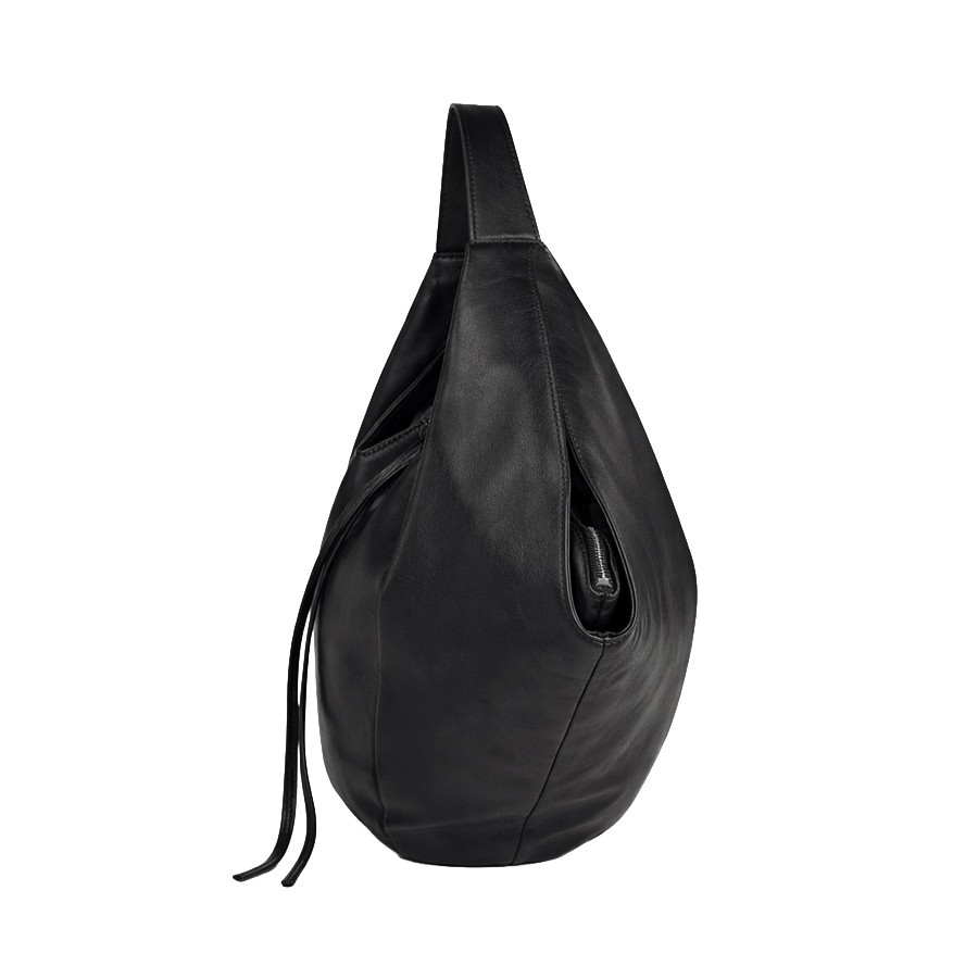 Vic Matiè borsa hobo Tabita pelle nera