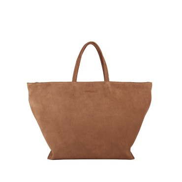 Vic Matiè Michelle Big Suede Shopper-Bucket bag reddish brown