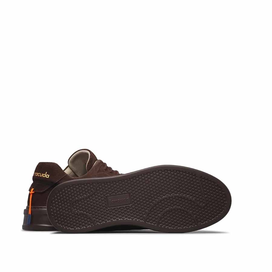 Barracuda men's shoe in dark suede.