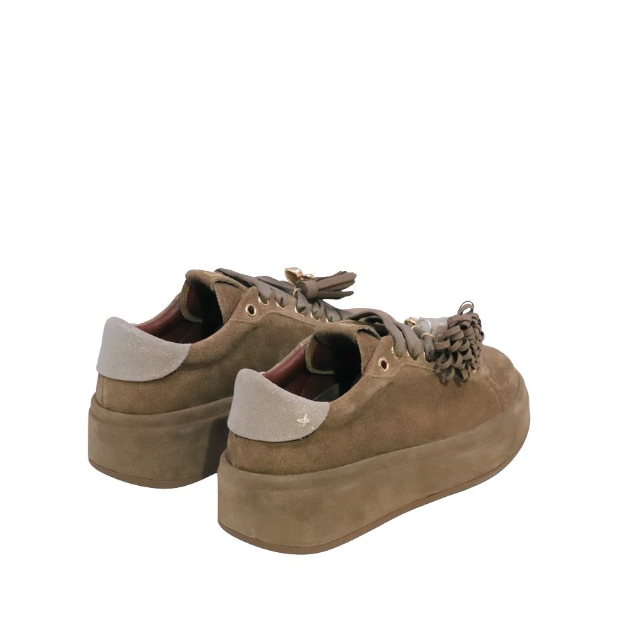 Gio+ sneackers Olivia 150 combi taupe