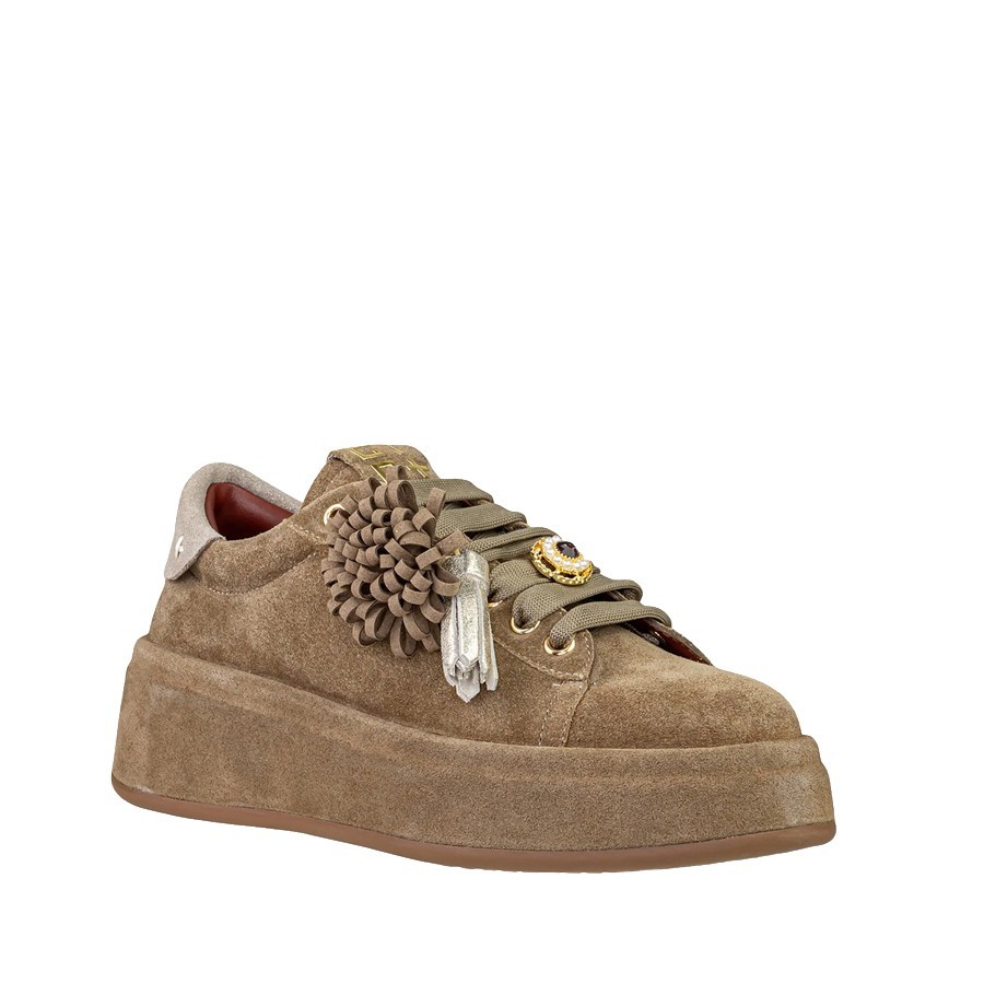 Gio+ sneackers Olivia 150 combi taupe