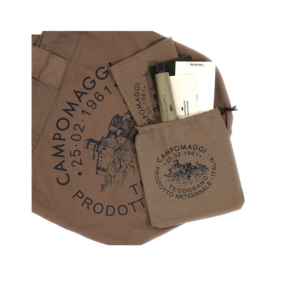 Campomaggi Magda Scandicci | Borsa in Pelle Moro con Borchie