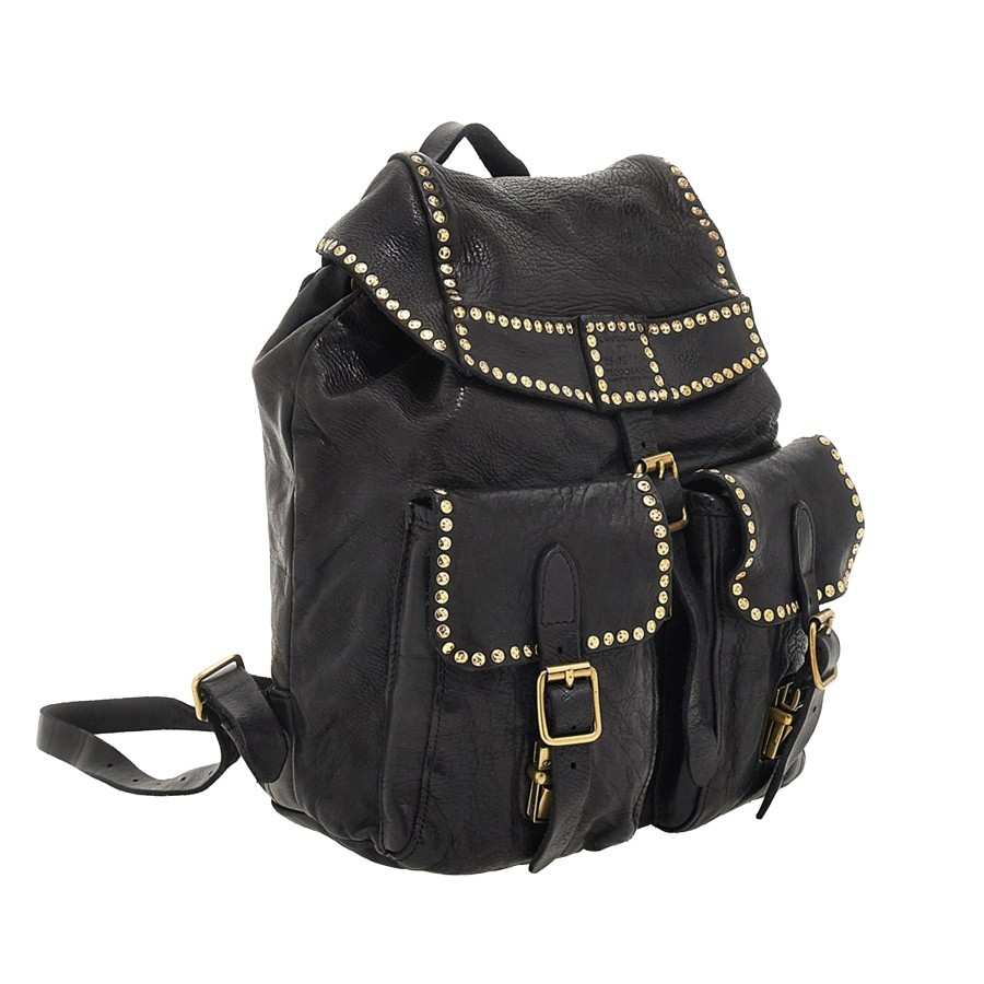 Campomaggi Kura Demetra | Zaino in Pelle con Borchie