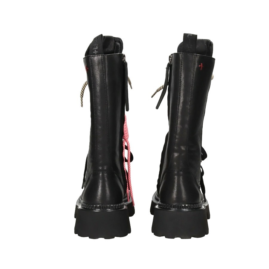 Gio+ anfibio donna Greta01A pelle combi black