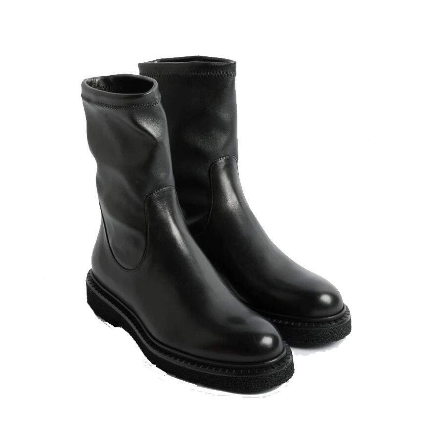 guglielmo-rotta-stivaletto-donna-krems-in-pelle-elasticizzata-nero