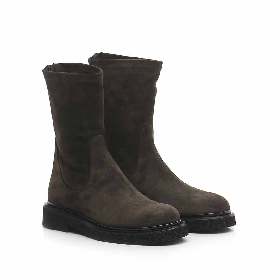 Guglielmo Rotta KENT women's ankle boot in dark elasticized velvet