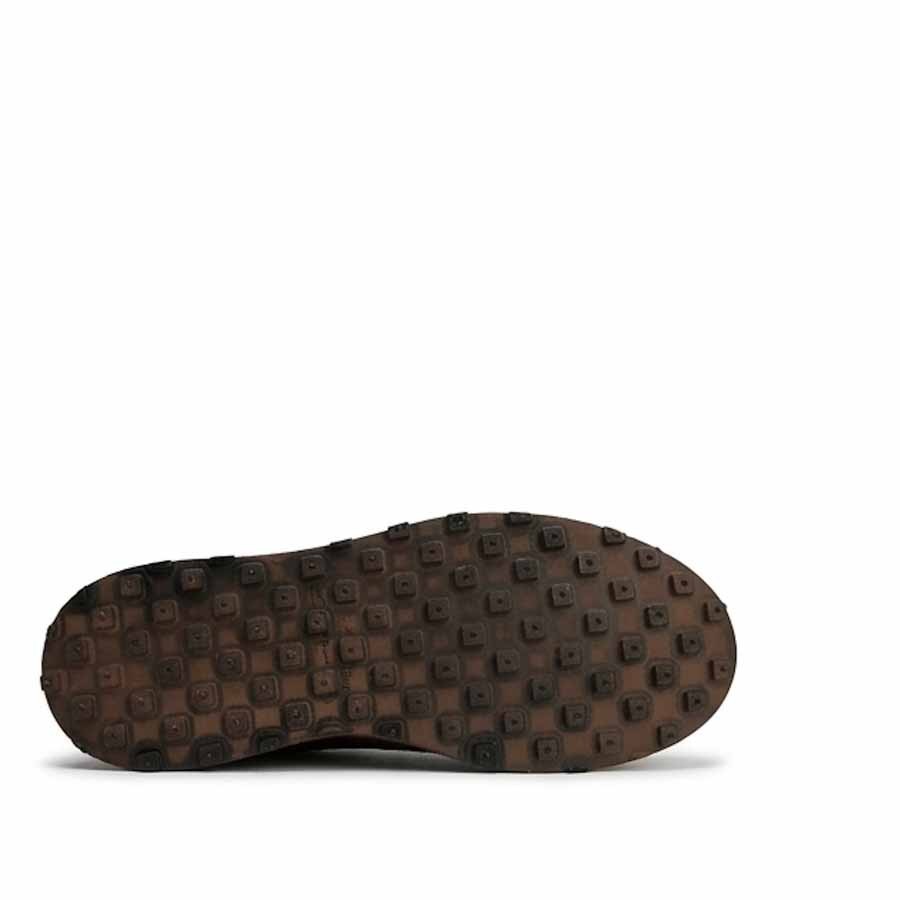 SHOTO men's sneakers in burnt dyed in garment