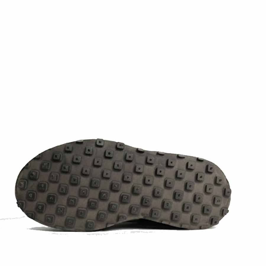 SHOTO men's sneakers in slate gray leather dyed in garment