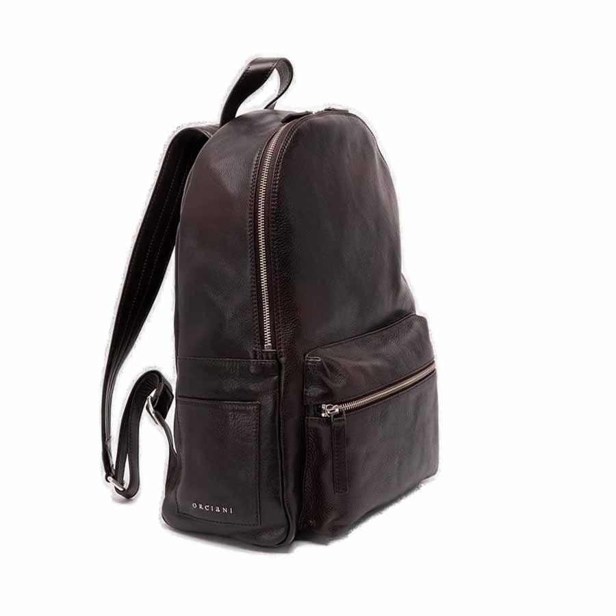 ORCIANI Laio Lagoon leather backpack