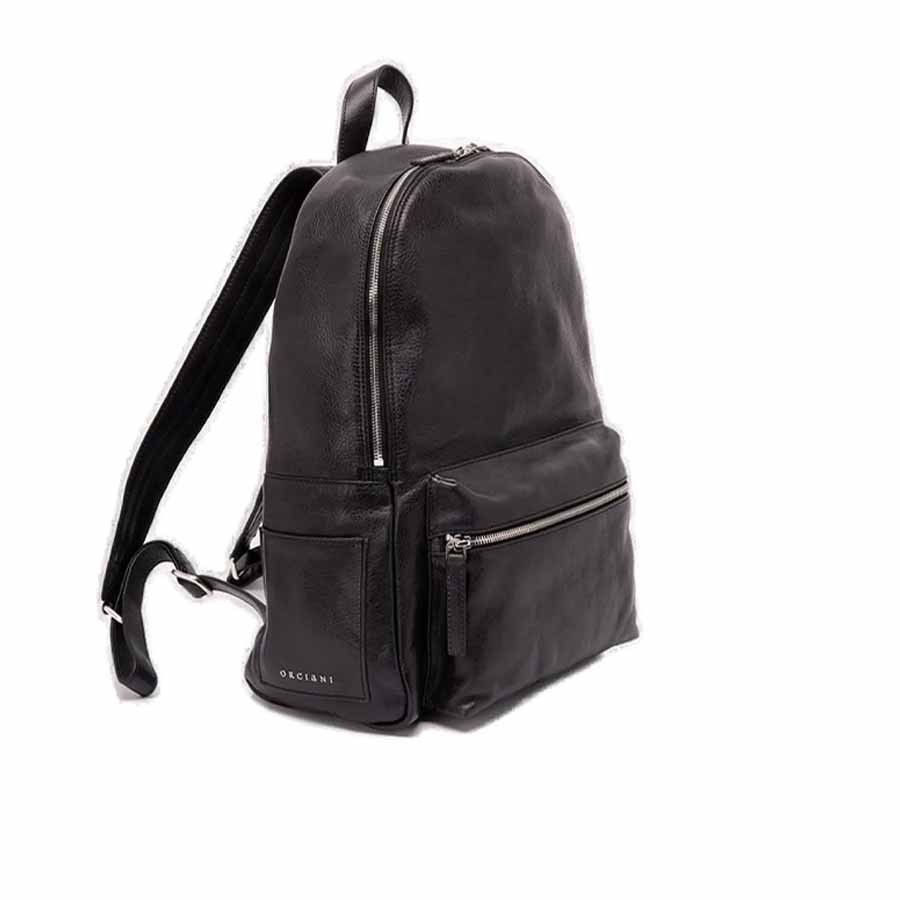 ORCIANI Laio Lagoon leather backpack