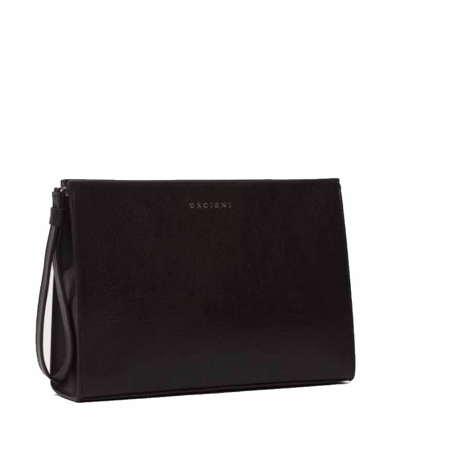 ORCIANI ORCIANI Lagos leather document holder with wristband