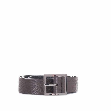 ORCIANI Reversible belt Dollar Double in leather 3 cm