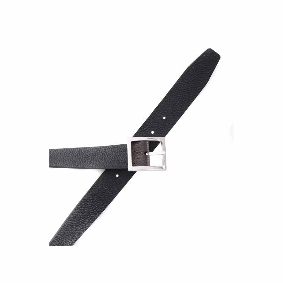 ORCIANI Reversible belt Dollar Double in leather 3 cm