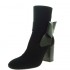 Tiffi tronchetto donna su tacco in camoscio pelle con fiocco applicato gr22