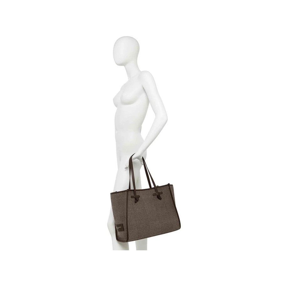 Gianni Chiarini MARCELLA Borsa a spalla media in tessuto spiga