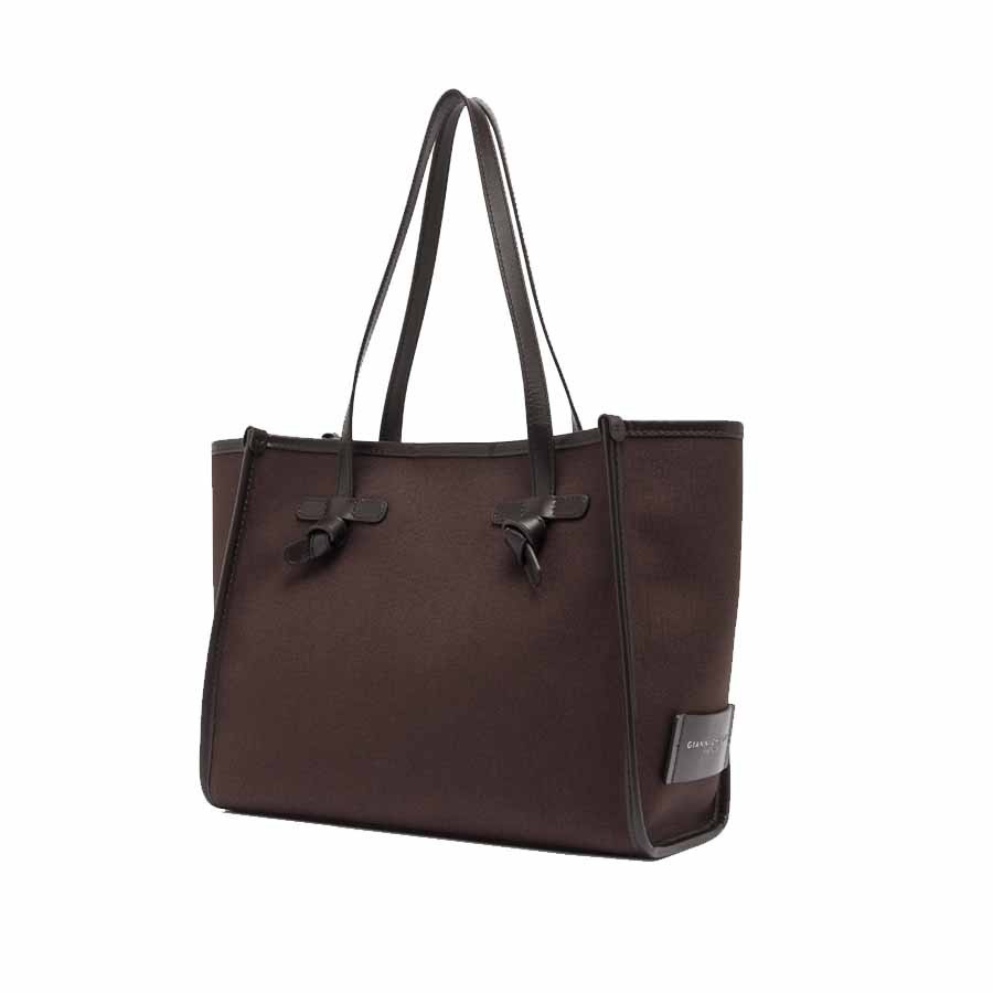 Gianni Chiarini MARCELLA shoulder bag in espresso-cemp-espresso fabric