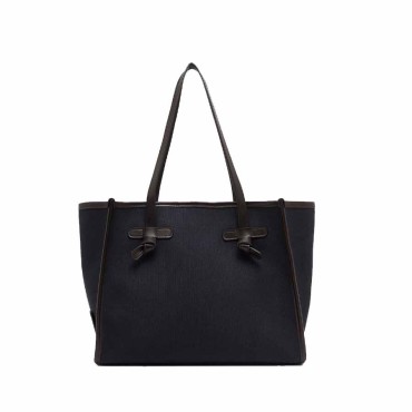 Gianni Chiarini MARCELLA shoulder bag in night fabric-emp-espresso