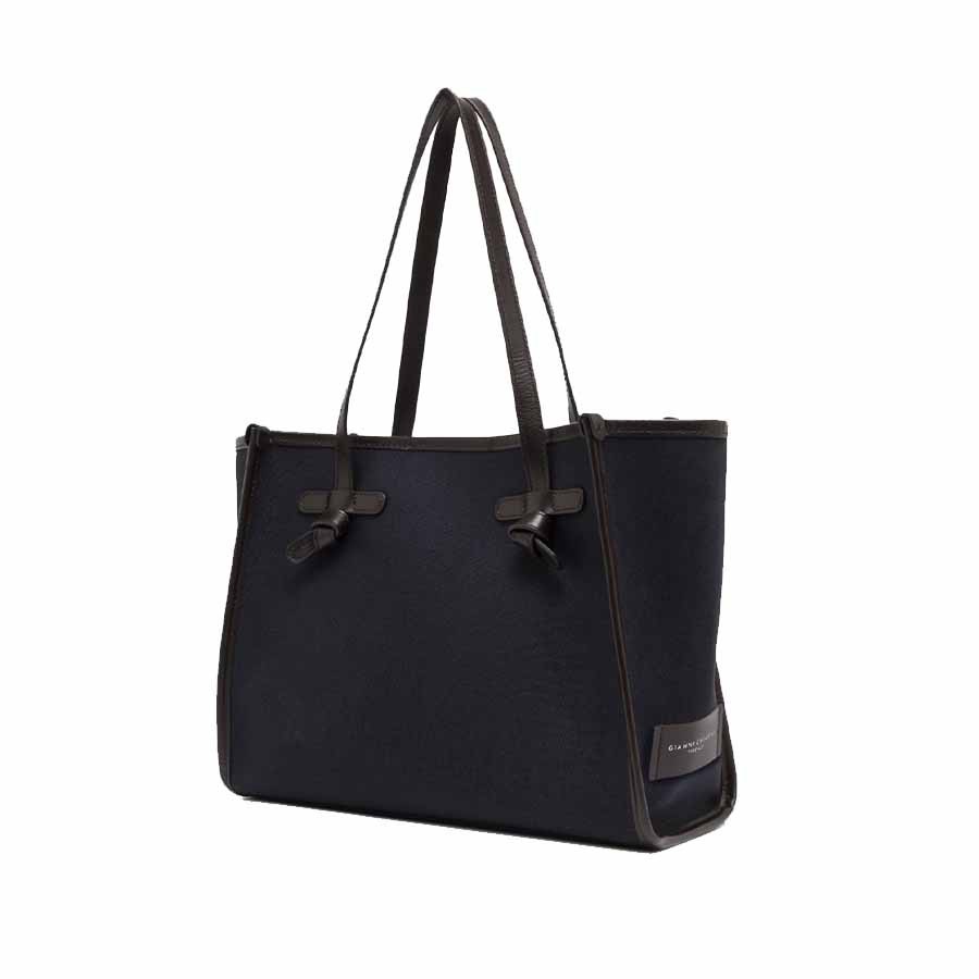 Gianni Chiarini MARCELLA shoulder bag in night fabric-emp-espresso
