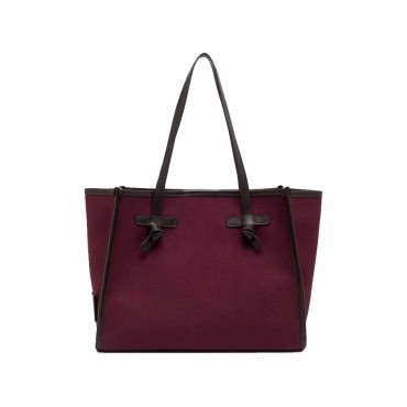Gianni chiarini MARCELLA shoulder bag in oxbllod-hemp-espresso fabric