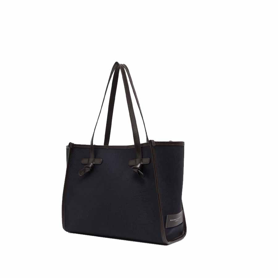 Gianni chiarini MARCELLA medium shoulder bag in blush-panna-clay fabric