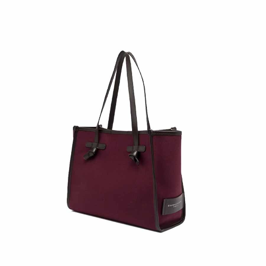 Gianni chiarini MARCELLA medium shoulder bag in blush-panna-clay fabric