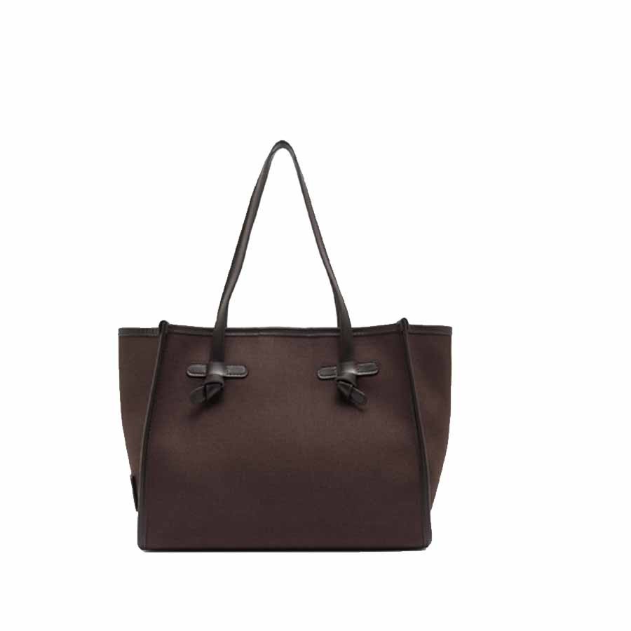 Gianni chiarini MARCELLA medium shoulder bag in blush-panna-clay fabric