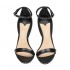 The Seller sandalo donna su tacco pelle nero con borchie  S7618