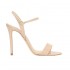 The Seller sandalo donna su tacco in vernice nude braccialetto caviglia S7648