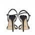 The Seller sandalo donna su tacco in vernice nude braccialetto caviglia S7648
